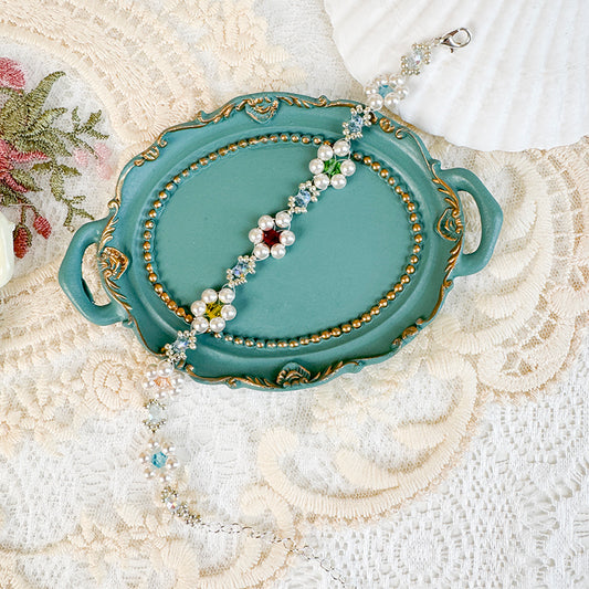 Handmade Beaded Original Colorful Pearl Bracelet